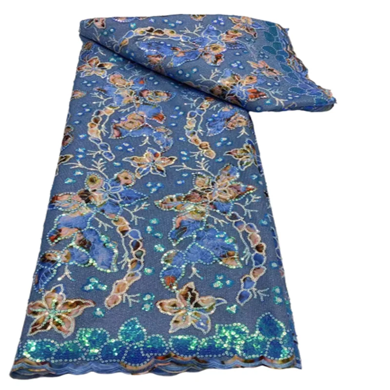 Небесно-голубая бархатная кружевная ткань, Высококачественная африканская швейцарская вуаль, вышивка блестками, сетчатая кружевная ткань, 5 ярдов для шитья
Небесно-голубая бархатная кружевная ткань, Высококачественная африканская швейцарская вуаль, вышивка блестками, сетчатая кружевная ткань, 5 ярдов для шитья