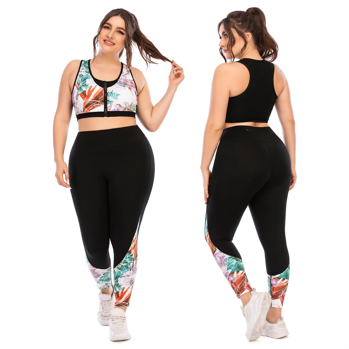 New Women Plus Size Yoga Gym Fitness Suits Sportswear Sportsuits For Female Tracksuit Sport Running Sets Plus Large Size
New Women Plus Size Yoga Gym Fitness Suits Sportswear Sportsuits For Female Tracksuit Sport Running Sets Plus Large Size