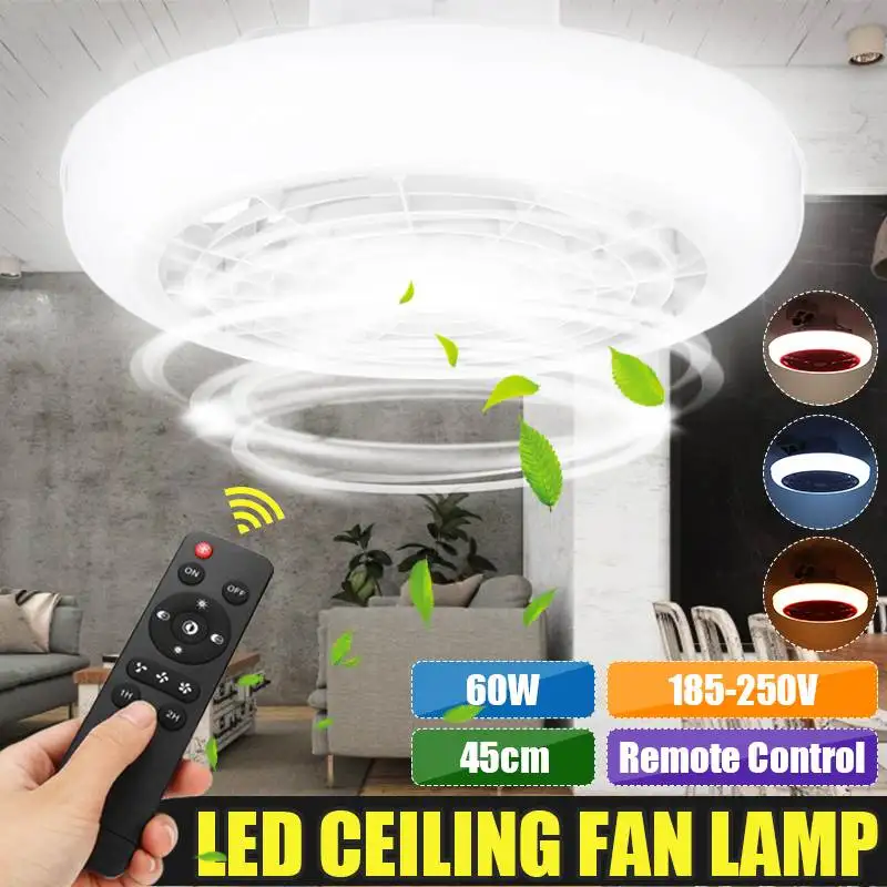 Led Ceiling Fan Light Ceiling Fan with Lights Remote Control Modern Lighting three-color Dimming Ceiling Light 60W 45*20cm
Led Ceiling Fan Light Ceiling Fan with Lights Remote Control Modern Lighting three-color Dimming Ceiling Light 60W 45*20cm