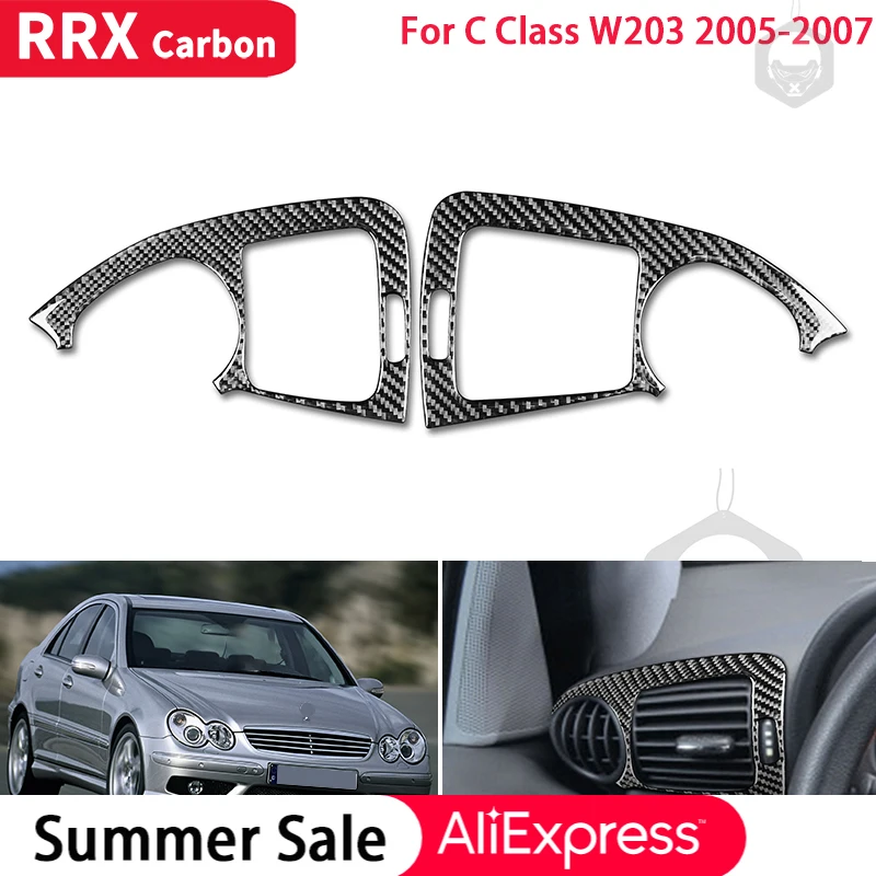 Интерьерные автомобильные наклейки RRX для Mercedes-Benz W203 C-Class 2005-2007 из натурального углеродного волокна
Интерьерные автомобильные наклейки RRX для Mercedes-Benz W203 C-Class 2005-2007 из натурального углеродного волокна