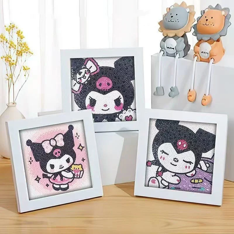 Creative Sanrio Kuromi Diamond Painting Cartoon Anime Hellokitty Children's Diy Handmade Diamond Painted Embroidery Series Toys
Creative Sanrio Kuromi Diamond Painting Cartoon Anime Hellokitty Children's Diy Handmade Diamond Painted Embroidery Series Toys