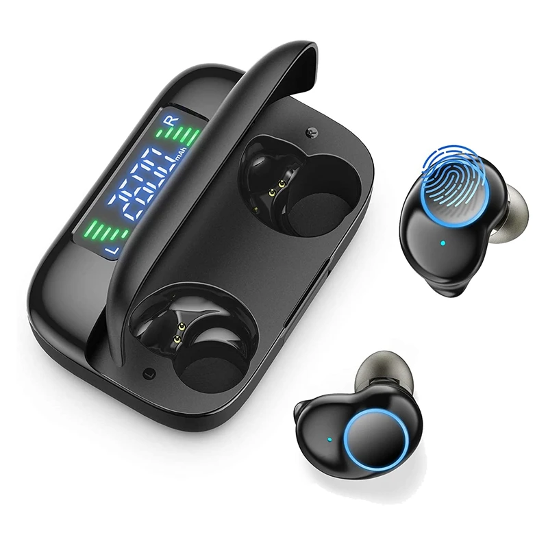 TWS Wireless Earbuds Built In Mic Noise Cancelling Headphones 3D Stereo Voice Ear Buds Sports Hi-Fi Deep Bass Earbuds
TWS Wireless Earbuds Built In Mic Noise Cancelling Headphones 3D Stereo Voice Ear Buds Sports Hi-Fi Deep Bass Earbuds