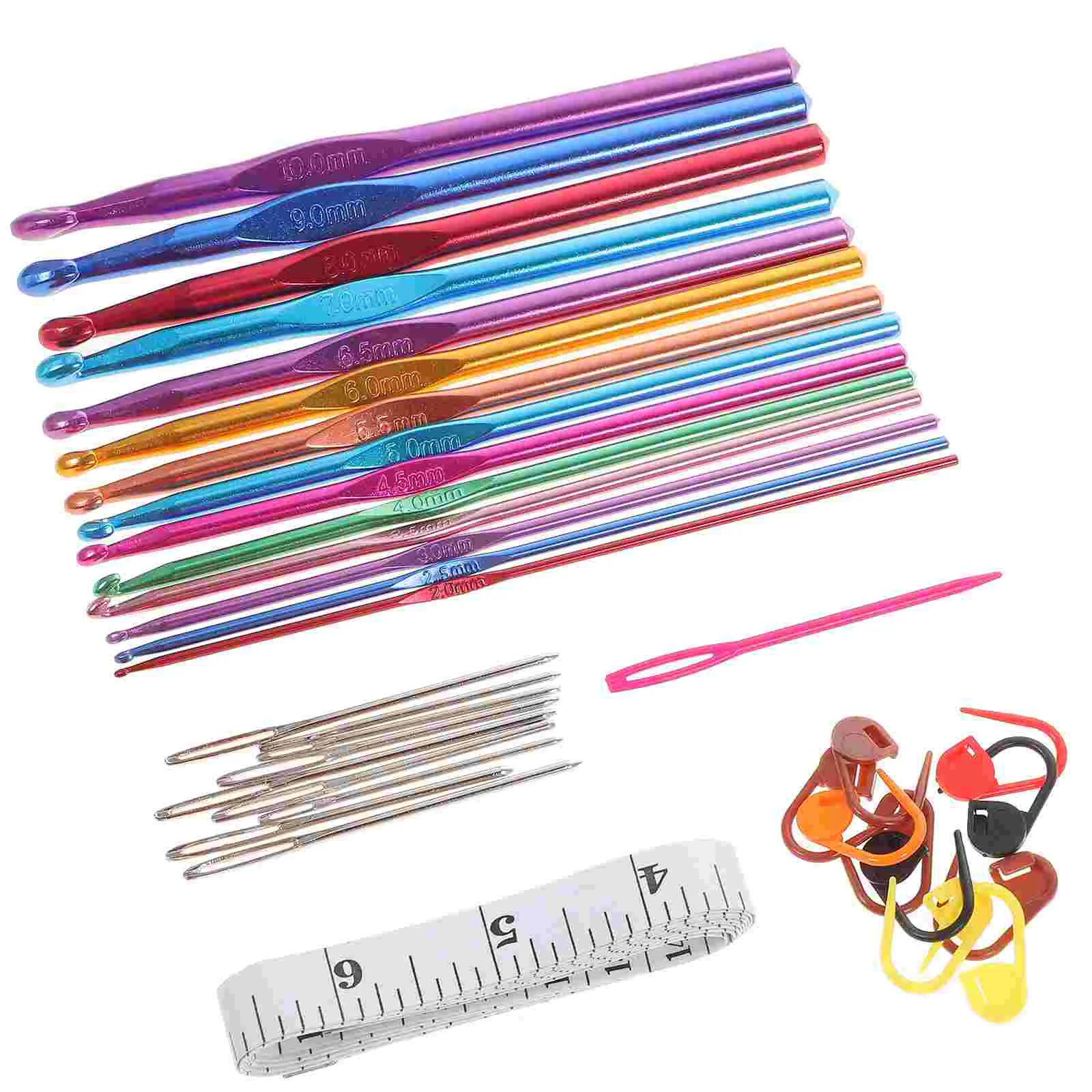 Crochet Needles Yarn Hook Needle Knitting Hat Hooks Sewing Set Weaving Tools Stitching Tool Metal Corocrt Embroidery Crafting 
Crochet Needles Yarn Hook Needle Knitting Hat Hooks Sewing Set Weaving Tools Stitching Tool Metal Corocrt Embroidery Crafting