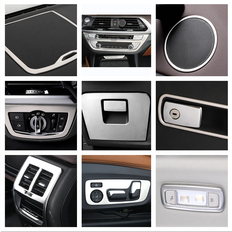 For BMW X3 G01 X4 G02 2018 2019 2020 2021 Interior Accessoires Matte Decoration Cover Trim Car Styling
For BMW X3 G01 X4 G02 2018 2019 2020 2021 Interior Accessoires Matte Decoration Cover Trim Car Styling