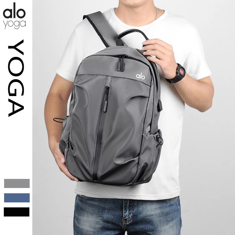 ALO Yoga Backpack for Men'S Fashion Leisure Trendy Sports Outdoor Backpack Business Large Capacity Computer Bag
ALO Yoga Backpack for Men'S Fashion Leisure Trendy Sports Outdoor Backpack Business Large Capacity Computer Bag