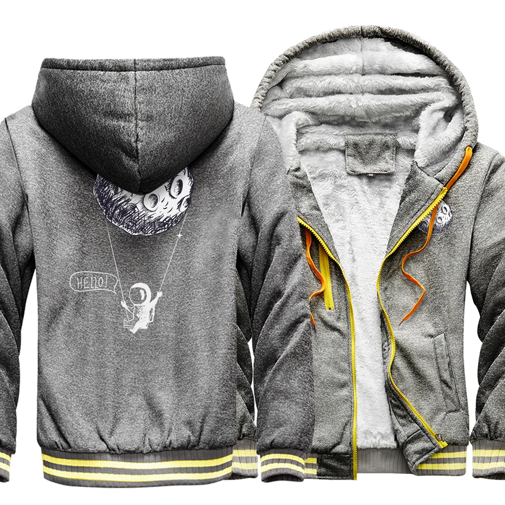 Creativity Print Astronaut Moon Coat Streetwear Men Fashion Jacket Mens Harajuku Zipper Cool Hoodies Hot Sale Warm Thick Hooded
Creativity Print Astronaut Moon Coat Streetwear Men Fashion Jacket Mens Harajuku Zipper Cool Hoodies Hot Sale Warm Thick Hooded