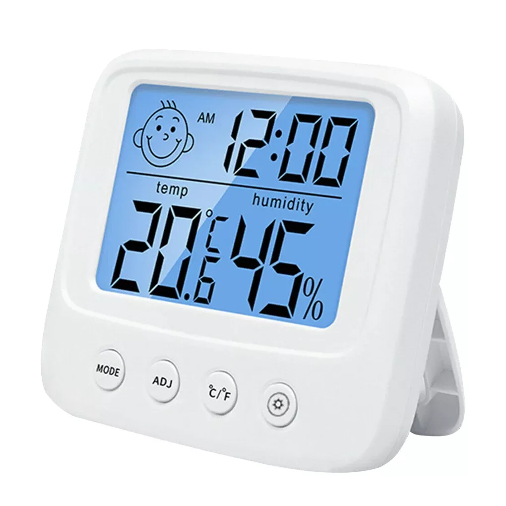 Digital Thermometer Hygrometer Indoor Room Temperature Humidity Meter LCD Screen Thermometer With Backlit
Digital Thermometer Hygrometer Indoor Room Temperature Humidity Meter LCD Screen Thermometer With Backlit