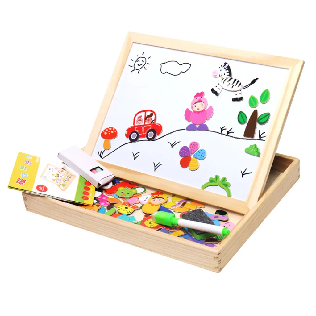 Drawing Board Toy Easel Animal Writing Puzzle Magnetic Double Multifunctional Education
Drawing Board Toy Easel Animal Writing Puzzle Magnetic Double Multifunctional Education