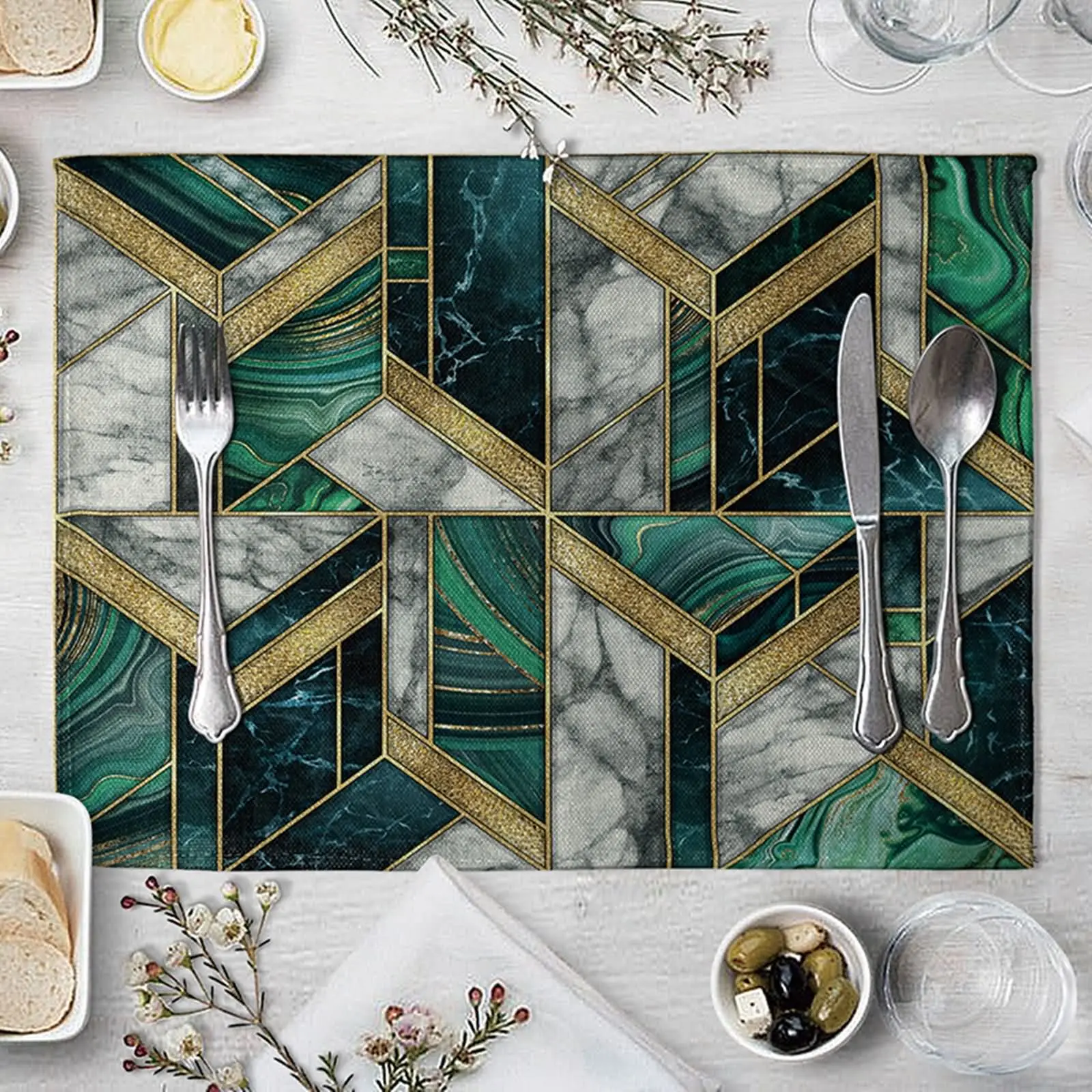 Толстые столовые приборы в фермерском стиле, зеленые, золотые проволочные салфетки, тканые салфетки, квадратный набор, Квадратный Настольн...
Толстые столовые приборы в фермерском стиле, зеленые, золотые проволочные салфетки, тканые салфетки, квадратный набор, Квадратный Настольн...