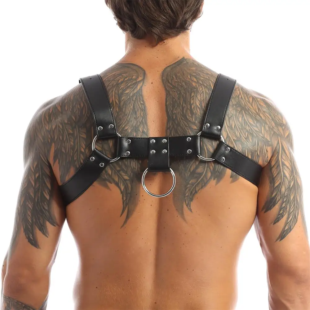 Harness Mens Lingerie Clubwear Features Leather Chest Strap Leather Harness Adjustable Buckle Straps Hot Sexy Body Chest Harness
Harness Mens Lingerie Clubwear Features Leather Chest Strap Leather Harness Adjustable Buckle Straps Hot Sexy Body Chest Harness