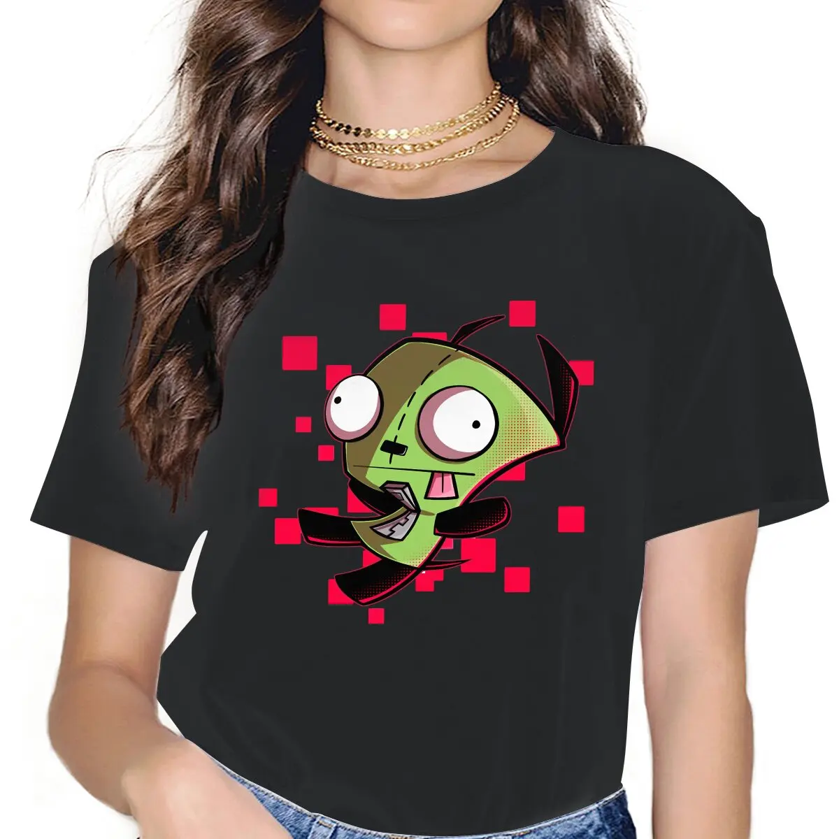 Gir Falling Classic Cute Girls Women T-Shirt Invader Zim Gaz Membrane Animated 5XL Blusas Harajuku Casual Short Sleeve Tops
Gir Falling Classic Cute Girls Women T-Shirt Invader Zim Gaz Membrane Animated 5XL Blusas Harajuku Casual Short Sleeve Tops