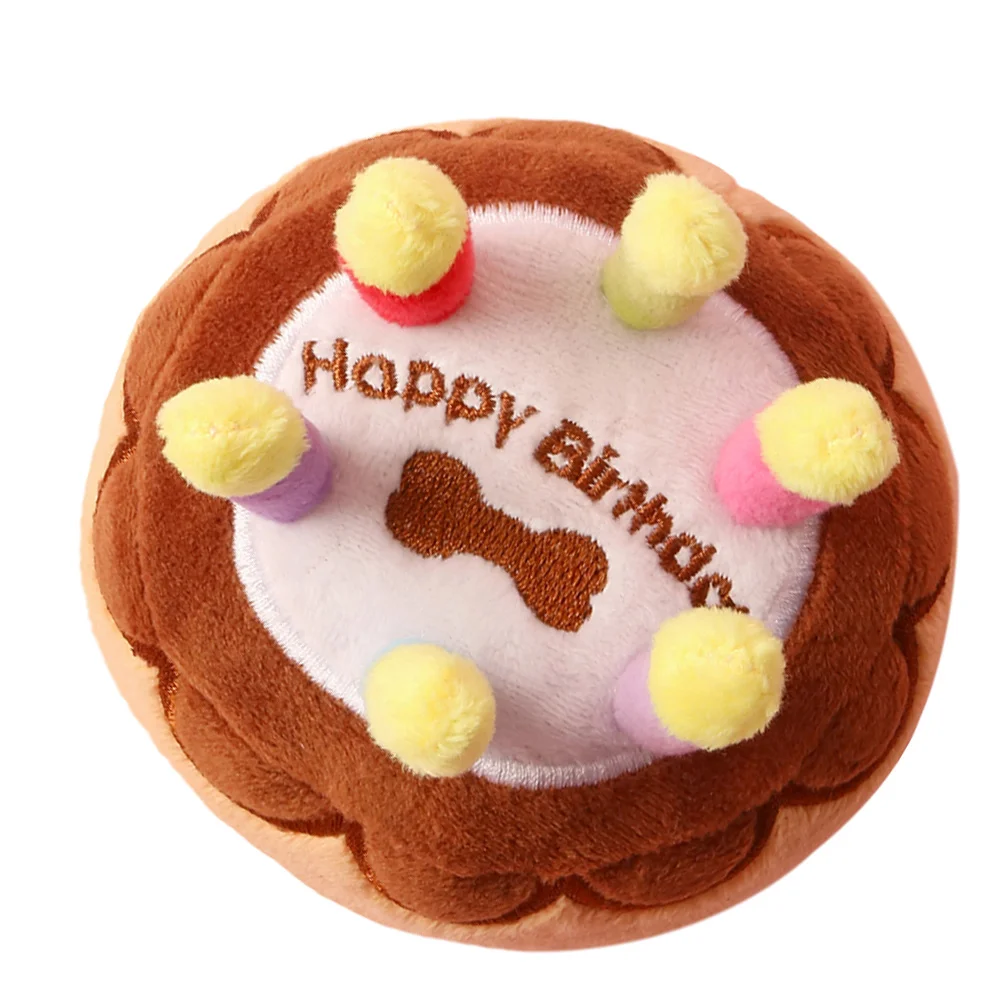 Toy Dog Toys Plush Cake Birthday Pet Chew Puppysmall Teething Grinding Play Bite Chewing Dogsfuntearing Squeaky Plaything
Toy Dog Toys Plush Cake Birthday Pet Chew Puppysmall Teething Grinding Play Bite Chewing Dogsfuntearing Squeaky Plaything