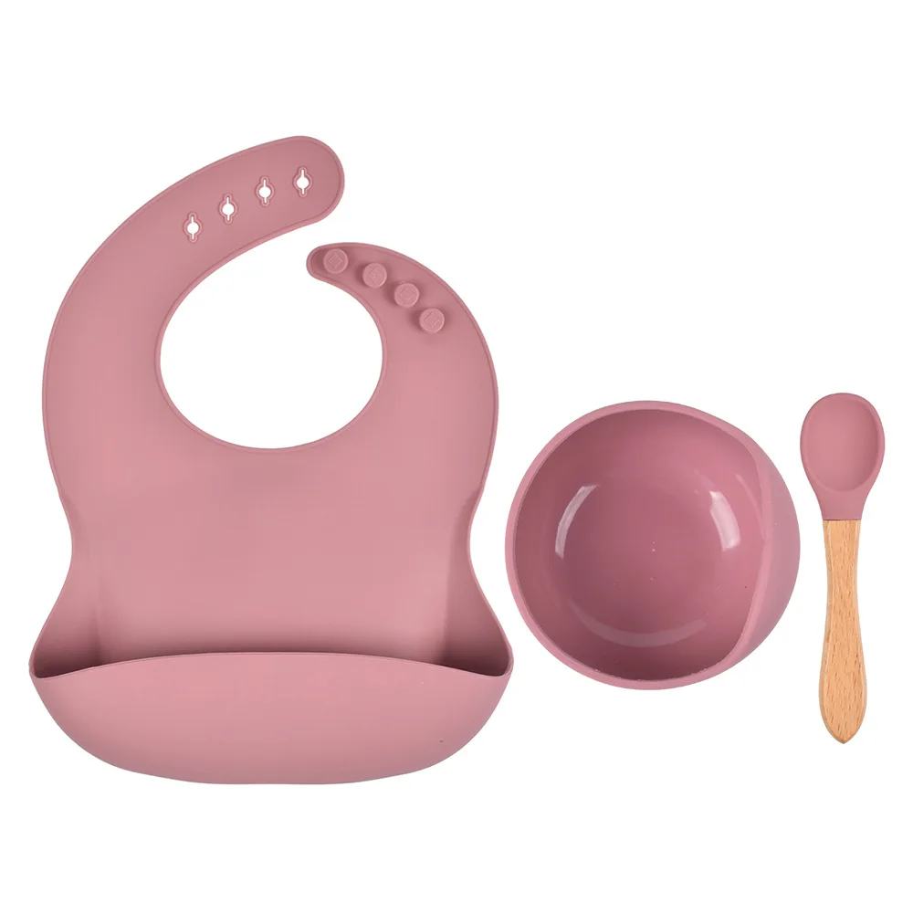 3pcs/set Silicone Baby Feeding Bowl Suction Bowl for Kids Training Tableware With Silicone Waterproof Bibs Children Dishes
3pcs/set Silicone Baby Feeding Bowl Suction Bowl for Kids Training Tableware With Silicone Waterproof Bibs Children Dishes