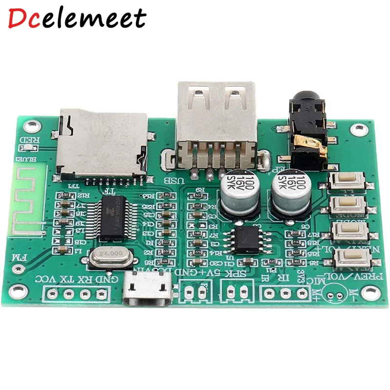 BT201 Dual Mode 5.0 Bluetooth Lossless Audio Power Amplifier Board Module Tf Card U Disk Ble Spp Serial Port Transparent Trans 
BT201 Dual Mode 5.0 Bluetooth Lossless Audio Power Amplifier Board Module Tf Card U Disk Ble Spp Serial Port Transparent Trans