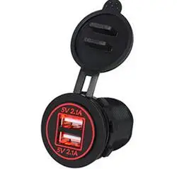 Dual Car Charger Waterproof 5V 2.1A With LED Light USB Charger Socket for Boat Auto Motorcycle usb usb usb usb
Dual Car Charger Waterproof 5V 2.1A With LED Light USB Charger Socket for Boat Auto Motorcycle usb usb usb usb