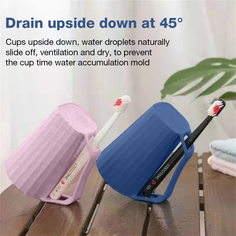 Bathroom Accessories Tooth Mug Multifunction Nordic Style Brushing Teeth Cup Two-color Large Capacity Toothbrush Bottle Portable
Bathroom Accessories Tooth Mug Multifunction Nordic Style Brushing Teeth Cup Two-color Large Capacity Toothbrush Bottle Portable