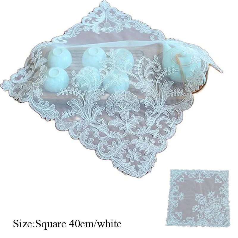 Luxury lace mesh table place mat pad cloth embroidery cup tea doily coaster Christmas coffee placemat wedding kitchen Accessory
Luxury lace mesh table place mat pad cloth embroidery cup tea doily coaster Christmas coffee placemat wedding kitchen Accessory