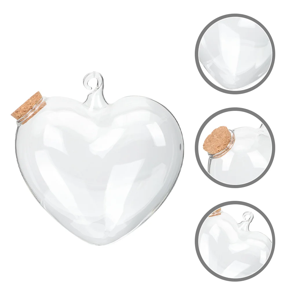 

Флакон в форме сердца, террариума, ваза, контейнер, чаша, плантатор, стеклянные бутылки для дрифтинга, прозрачный держатель
