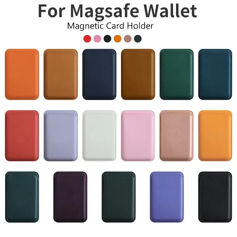 For Magsafe Leather Wallet Magnetic Card Holder Back Cover for IPhone 12 13 Pro Max Series Back Case Credit Card Pocket Slot
For Magsafe Leather Wallet Magnetic Card Holder Back Cover for IPhone 12 13 Pro Max Series Back Case Credit Card Pocket Slot