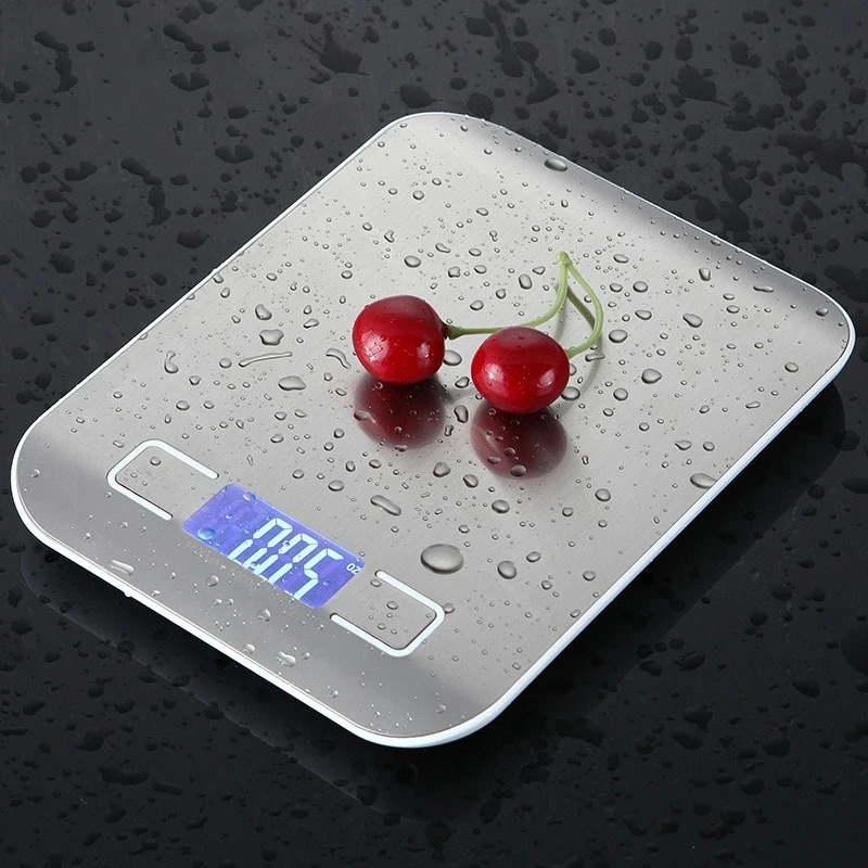 10kg Digital Kitchen Scales Stainless Steel For Gram Weight Portable Battery Electronic Scale For Household Food Snacks Weighing
10kg Digital Kitchen Scales Stainless Steel For Gram Weight Portable Battery Electronic Scale For Household Food Snacks Weighing