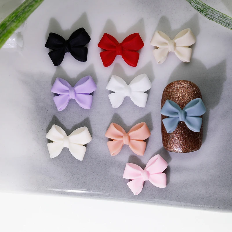 20PCS Small Colorful Bow Nail Art Decorations Accesories Resin 3D Nails Frosting Nail Art
20PCS Small Colorful Bow Nail Art Decorations Accesories Resin 3D Nails Frosting Nail Art