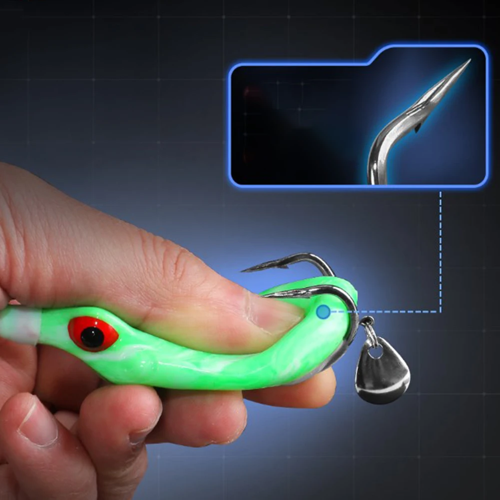Small and Medium Snakehead Optimized Double Propeller Frog Soft Baits Lure Fishing Tackle Topwater Ray Frog Bait Resin Material
Small and Medium Snakehead Optimized Double Propeller Frog Soft Baits Lure Fishing Tackle Topwater Ray Frog Bait Resin Material