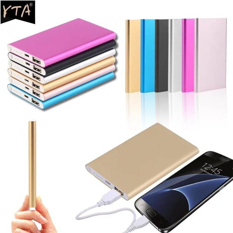 

Ultra-thin 12000mah Power Bank Portable Charger USB Battery Mobile Power Supply for Smart Phone External Mobile Power Supply