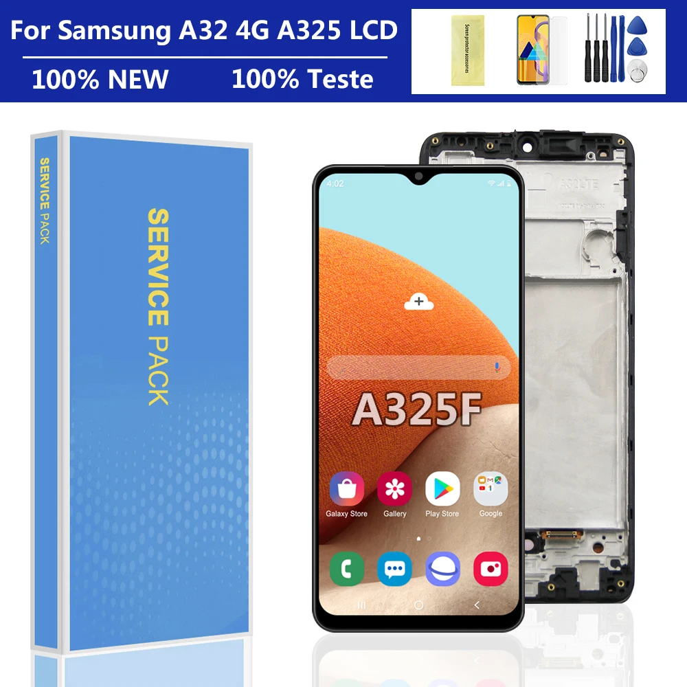 6,4 ''Super AMOLED для Samsung Galaxy A32 4G LCD для Samsung A325 A325F SM-A325F/DS ЖК-дисплей рамка сенсорный экран дигитайзер
6,4 ''Super AMOLED для Samsung Galaxy A32 4G LCD для Samsung A325 A325F SM-A325F/DS ЖК-дисплей рамка сенсорный экран дигитайзер