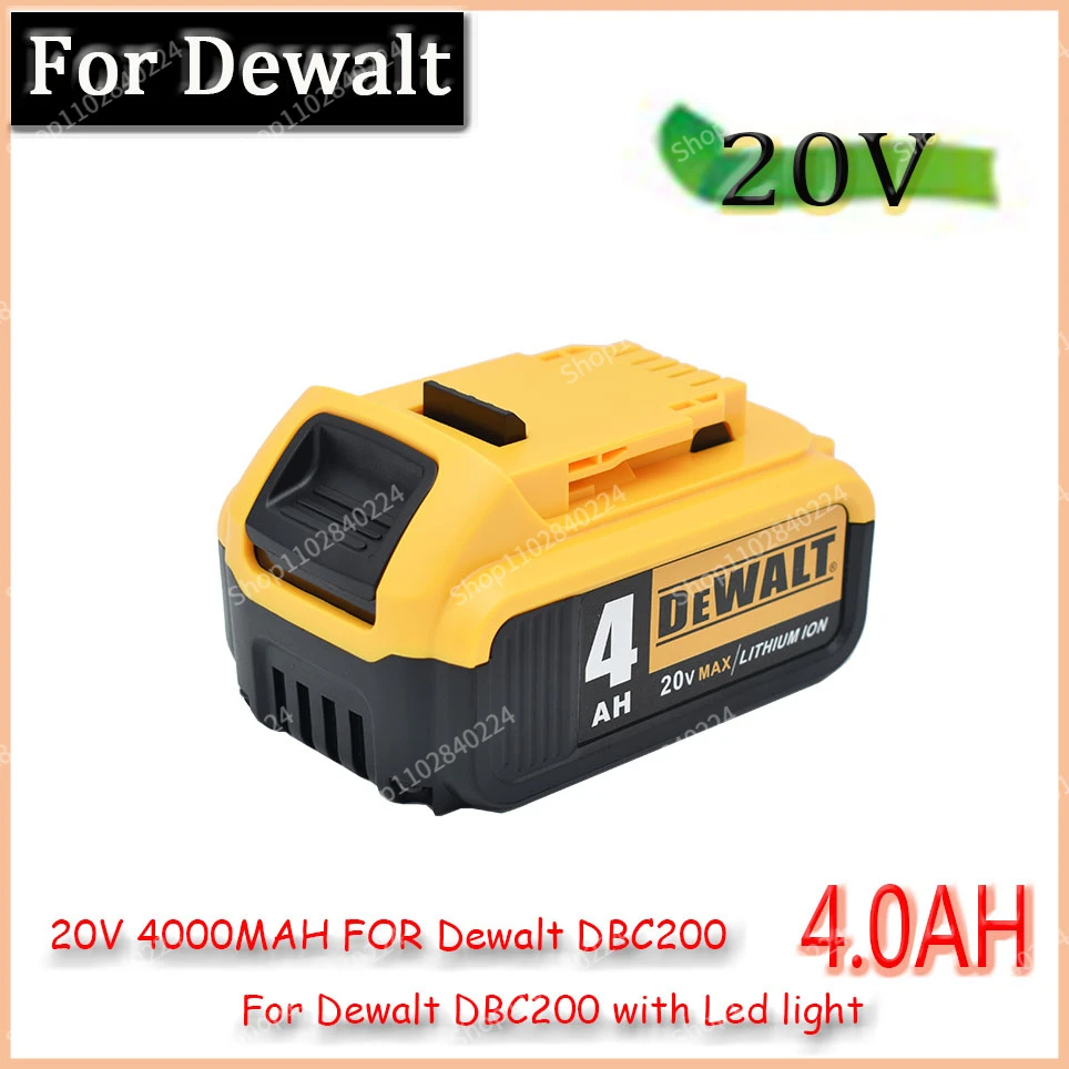 100%New DeWalt 20V 4.0AH Li-Ion battery power tool replacement for DeWalt DCB184 DCB181 DCB182 DCB200 18V battery
100%New DeWalt 20V 4.0AH Li-Ion battery power tool replacement for DeWalt DCB184 DCB181 DCB182 DCB200 18V battery