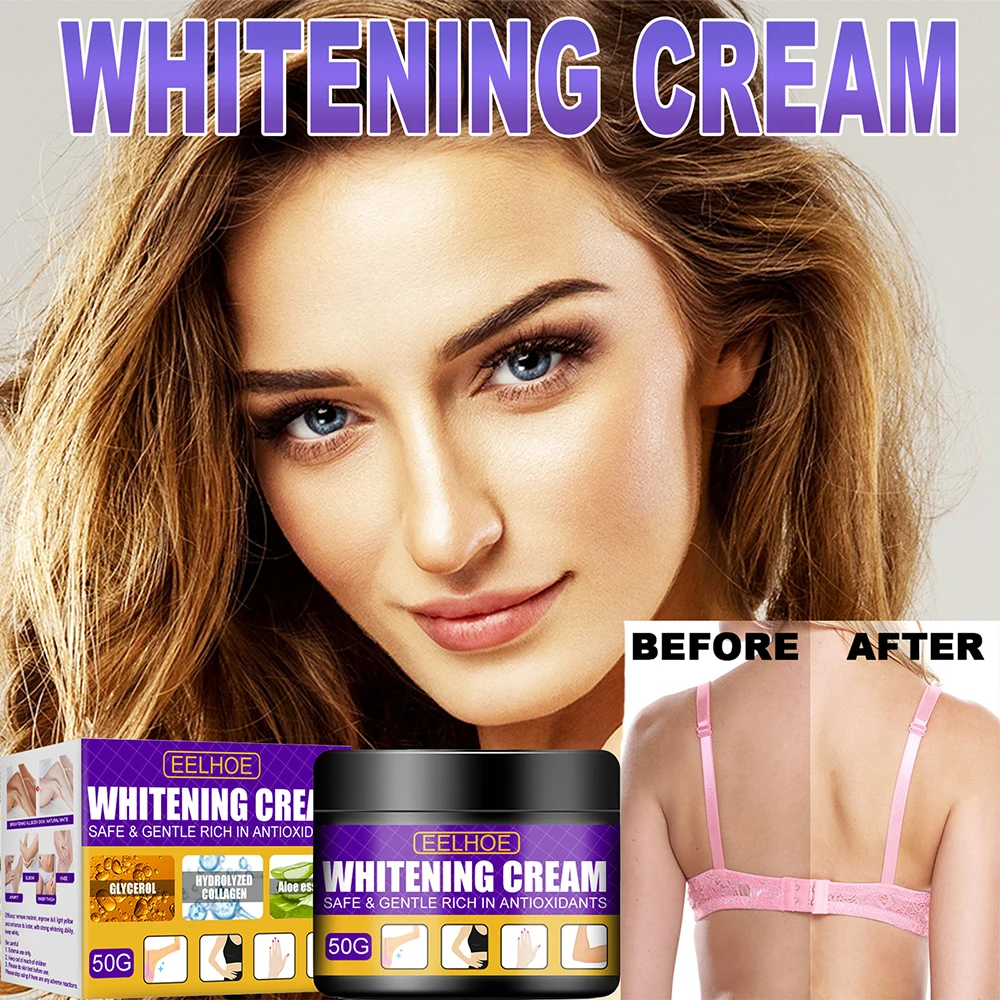 EELHOE Body Whitening Cream Underarm Armpit Legs Knees Dark Spot Cream Dark Skin Brighten Moisturizing Intimate Body Care Cream
EELHOE Body Whitening Cream Underarm Armpit Legs Knees Dark Spot Cream Dark Skin Brighten Moisturizing Intimate Body Care Cream