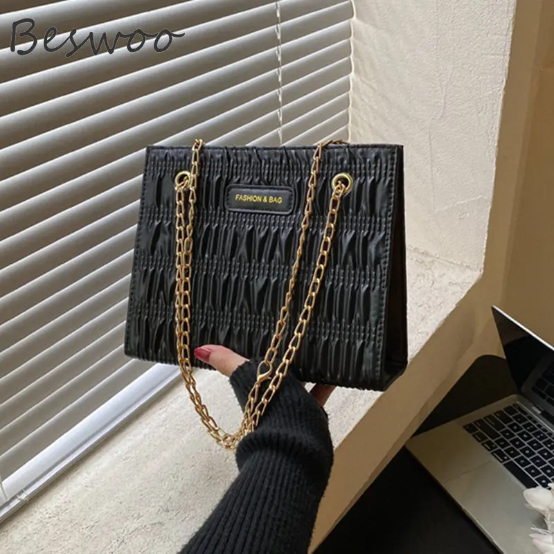 2022 New Women Tote Bags Vintage Casual Shoulder Bag Folds Large Capacity Messenger Chain Crossbody Bags Fashion Bag Handbags
2022 New Women Tote Bags Vintage Casual Shoulder Bag Folds Large Capacity Messenger Chain Crossbody Bags Fashion Bag Handbags
