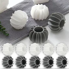 10 PCS Silicone Magic Laundry Drying Ball Kit Balls for Washing Machine Removes Hairs Felt Room Accessories Anti Hair Catcher