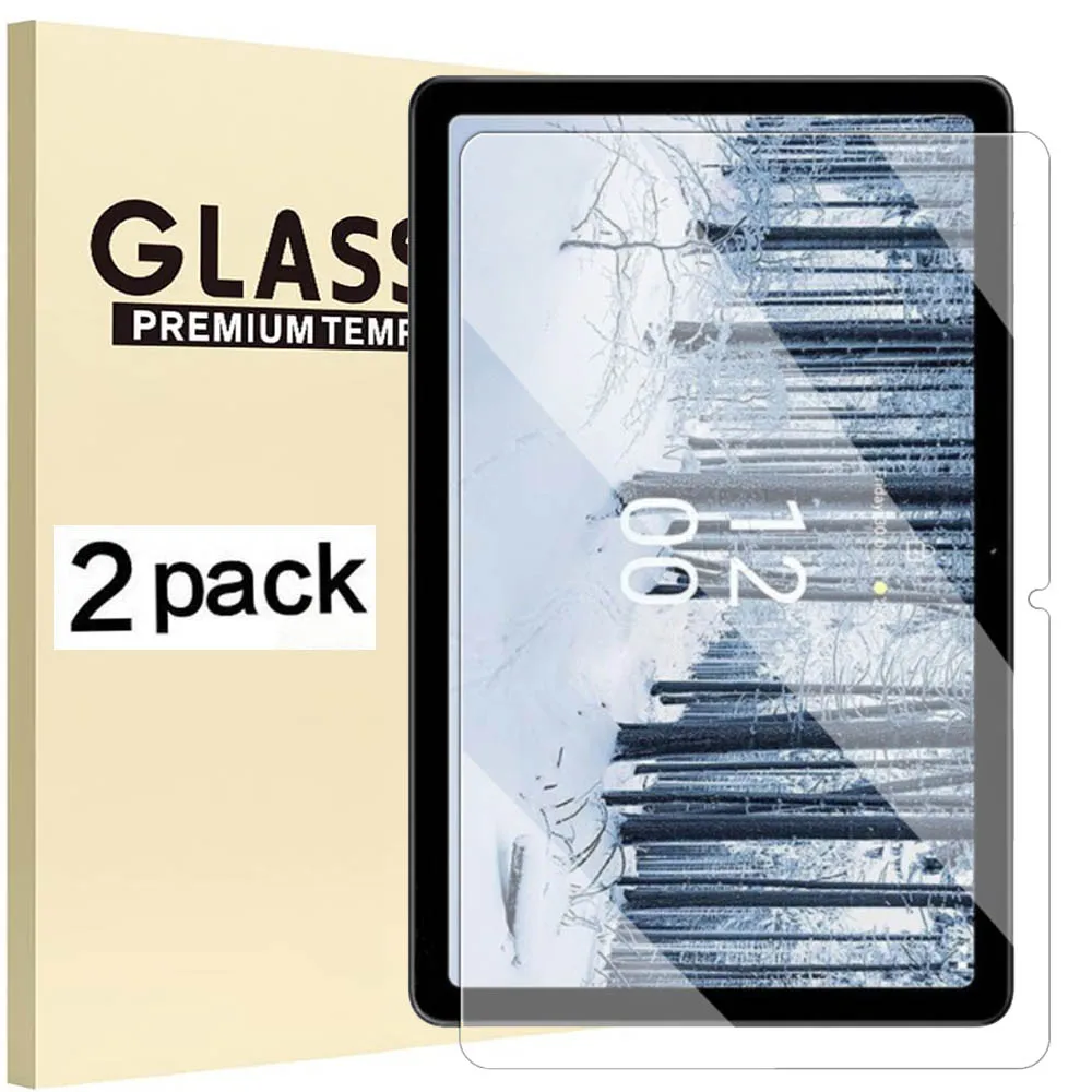 

(2 Packs) Tempered Glass For Nokia T10 T20 T21 8.0 10.4 2021 2022 TA-1397 TA-1394 TA-1392 TA-1495 TA-1521 Screen Protector Film