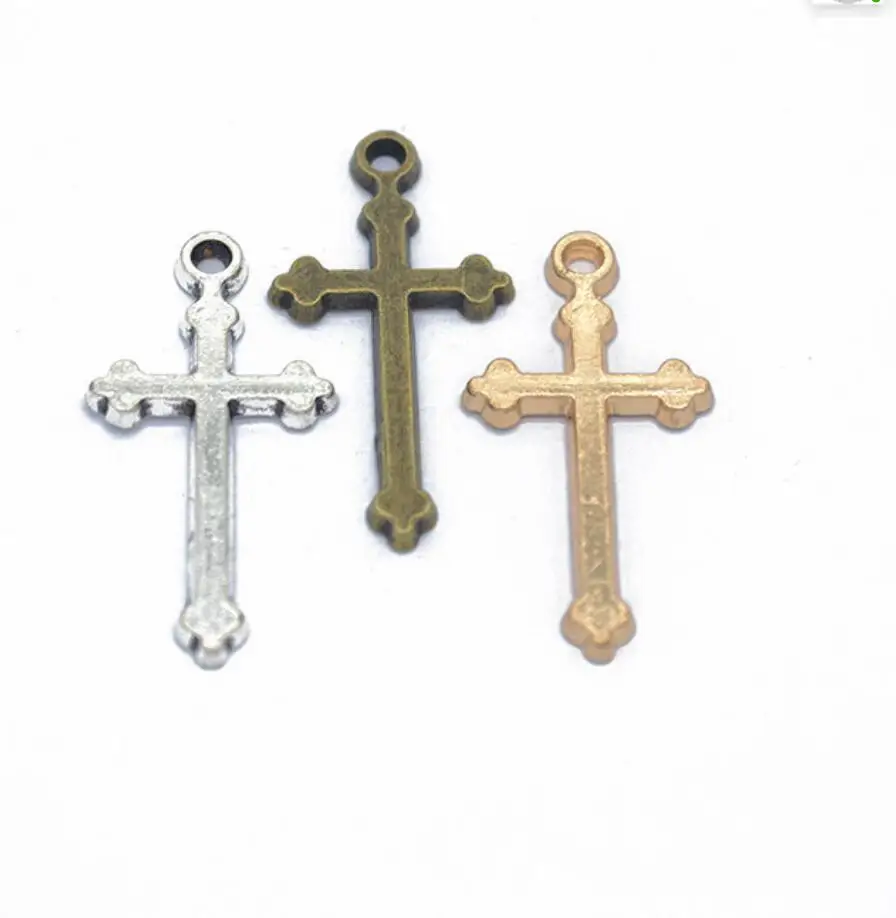 100pcs Cross Charm Vintage Zinc Alloy Crosses Pendant Religious Faith Charms Jewelry Making Cruces Bisuteria 29*15 F0076
100pcs Cross Charm Vintage Zinc Alloy Crosses Pendant Religious Faith Charms Jewelry Making Cruces Bisuteria 29*15 F0076