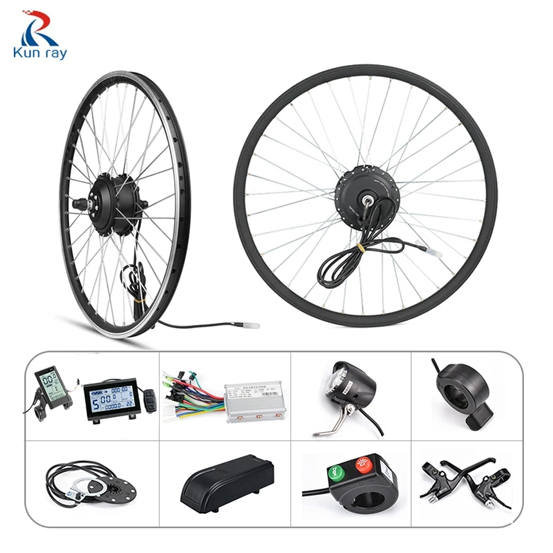 26" Ebike Conversion Kit 350w 48v 500w Front Rear Ebike Kit Motor Wheel 1500w Bike Engine Kit
26" Ebike Conversion Kit 350w 48v 500w Front Rear Ebike Kit Motor Wheel 1500w Bike Engine Kit
