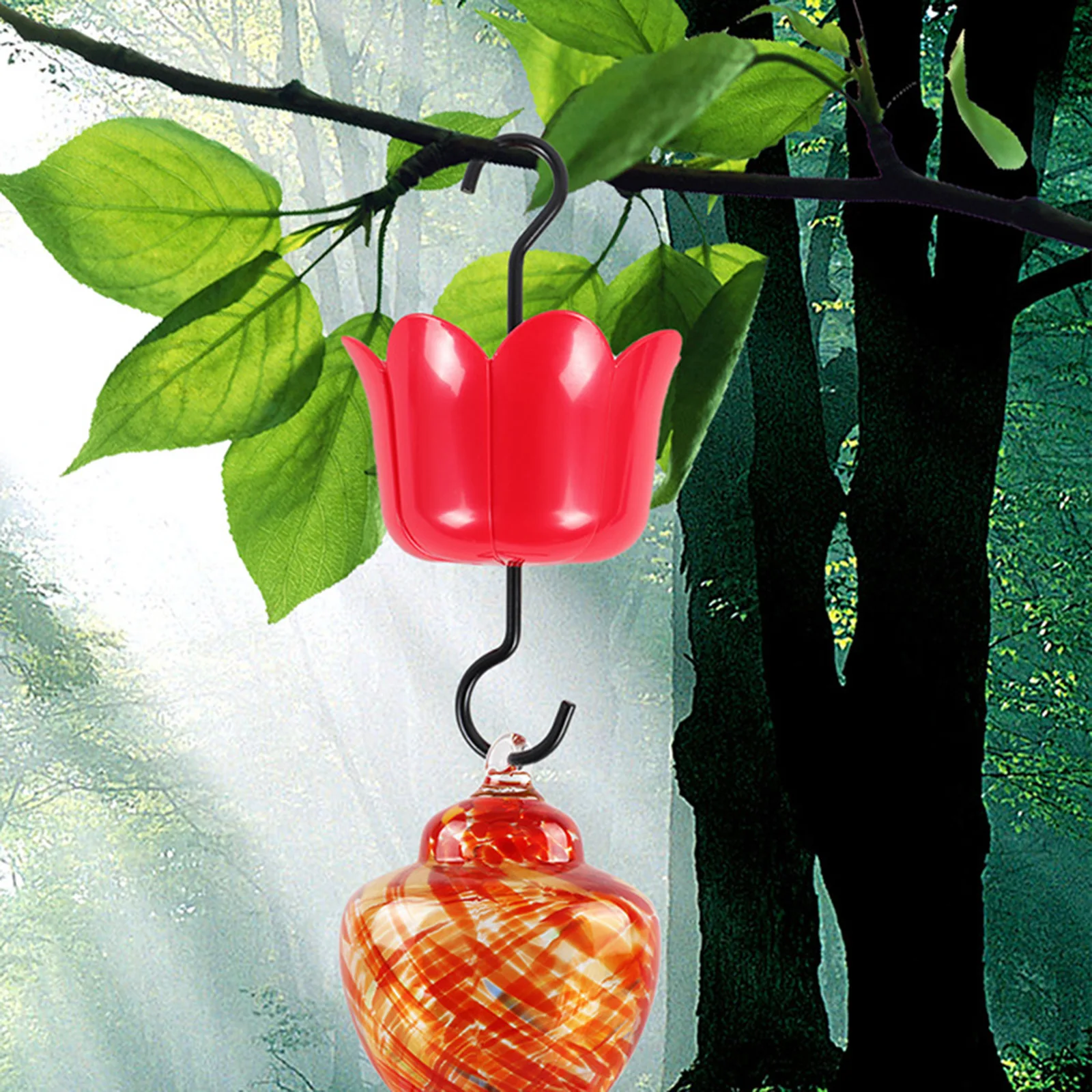 

Bird Feeder Hummingbird Feeder Hook Garden Home Park Large Capacity 3.8 Inches 4 Inches*4 Inches*2 Inches 7 Inches