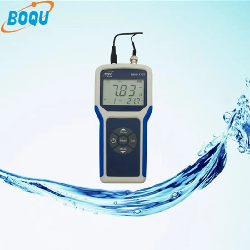 

BOQU Factory Cheap Price DOS-1703 portable pocket dissolved oxygen meter and probe DO EC ORP Temperature