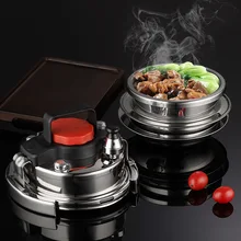 Mini Stainless Steel Pressure Cooker Small Pressure Cooker Cooker Pot Outdoor for Camping Household Fragrant Rice Cooker