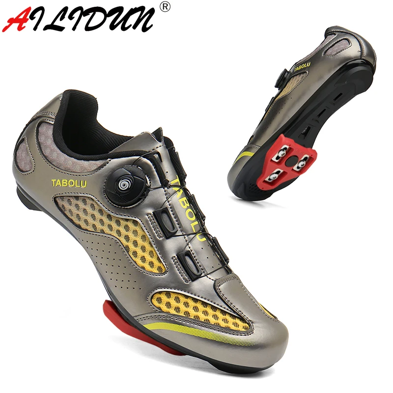 Road Cycling Shoes Gold men With Anti-skid Spike Mtb Bike Shoes Men Triathlon Outdoor Sports Self-locking Route Bicycle Shoes
Road Cycling Shoes Gold men With Anti-skid Spike Mtb Bike Shoes Men Triathlon Outdoor Sports Self-locking Route Bicycle Shoes