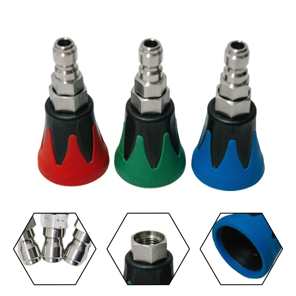 High Pressure Cleaning Machine Nozzle 0 ° 25 ° 40 ° Manual Hose Nozzle Sprinkler Gardening Tool For Flower Grass Sprinkling
High Pressure Cleaning Machine Nozzle 0 ° 25 ° 40 ° Manual Hose Nozzle Sprinkler Gardening Tool For Flower Grass Sprinkling