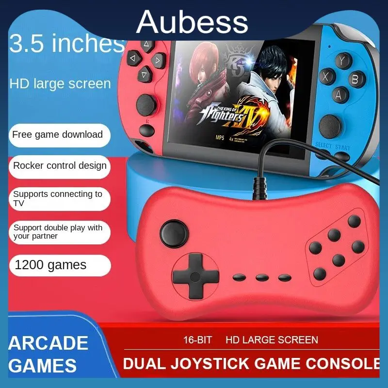 Handheld Dual Joystick Game Machine 3.5 Inch Large Screen Game Consoles Portable Handheld Player Arcade For Kids Gift Retroid Hd
Handheld Dual Joystick Game Machine 3.5 Inch Large Screen Game Consoles Portable Handheld Player Arcade For Kids Gift Retroid Hd