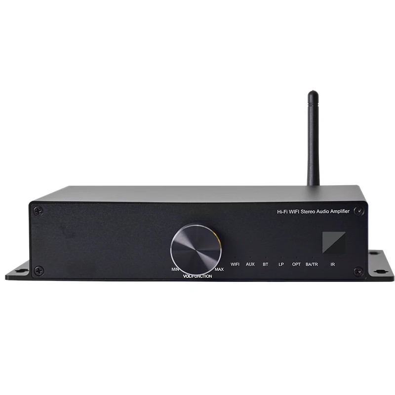 HiFi Stereo Audio System Amplifier WiFi BT5.0 OPTICAL AUX Vinyl MM Linkplay Multi-room Playback Audio Amplifier
HiFi Stereo Audio System Amplifier WiFi BT5.0 OPTICAL AUX Vinyl MM Linkplay Multi-room Playback Audio Amplifier