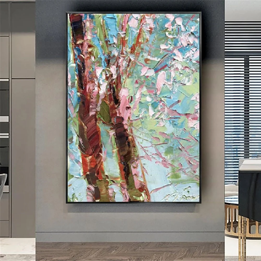 Hand Panited Oil Painting On Canvas Modern Canvas Wall Art Abstract Tree Picture For Home Interior Wall Decor
Hand Panited Oil Painting On Canvas Modern Canvas Wall Art Abstract Tree Picture For Home Interior Wall Decor