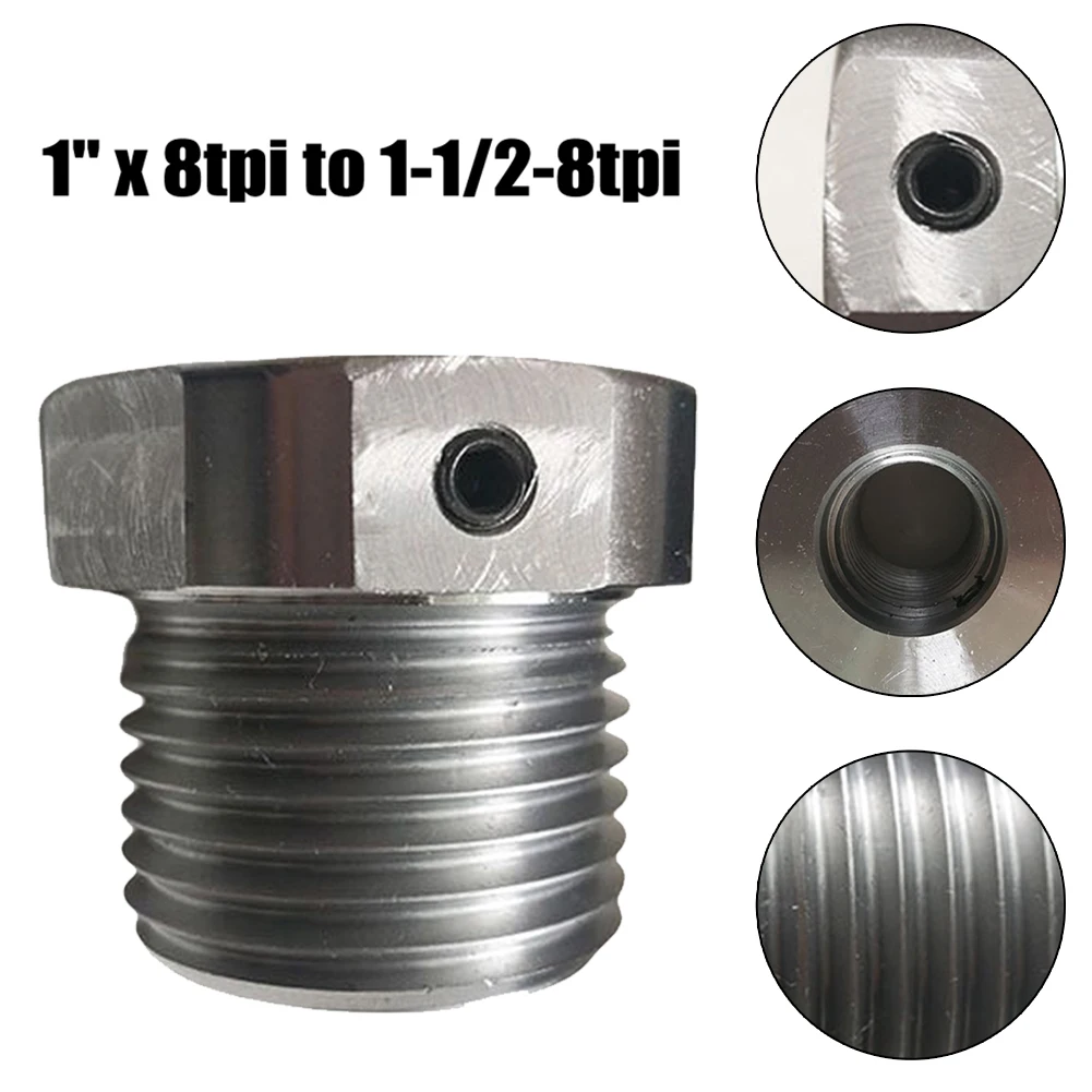 Wood Lathe Chuck Adapter Screw 1-1/2-8 TPI To 1'' × 8 TPI Thread Spindle Adapter For Wood Turning Lathe Woodworking Tool Access
Wood Lathe Chuck Adapter Screw 1-1/2-8 TPI To 1'' × 8 TPI Thread Spindle Adapter For Wood Turning Lathe Woodworking Tool Access