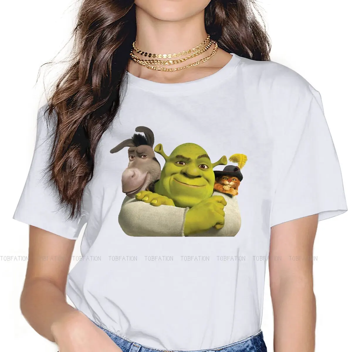 Shrek and Friends Women Clothing Shrek Comedy Film Graphic Female Tshirts Vintage Gothic Loose Tops Tee Kawaii Girls Streetwear
Shrek and Friends Women Clothing Shrek Comedy Film Graphic Female Tshirts Vintage Gothic Loose Tops Tee Kawaii Girls Streetwear