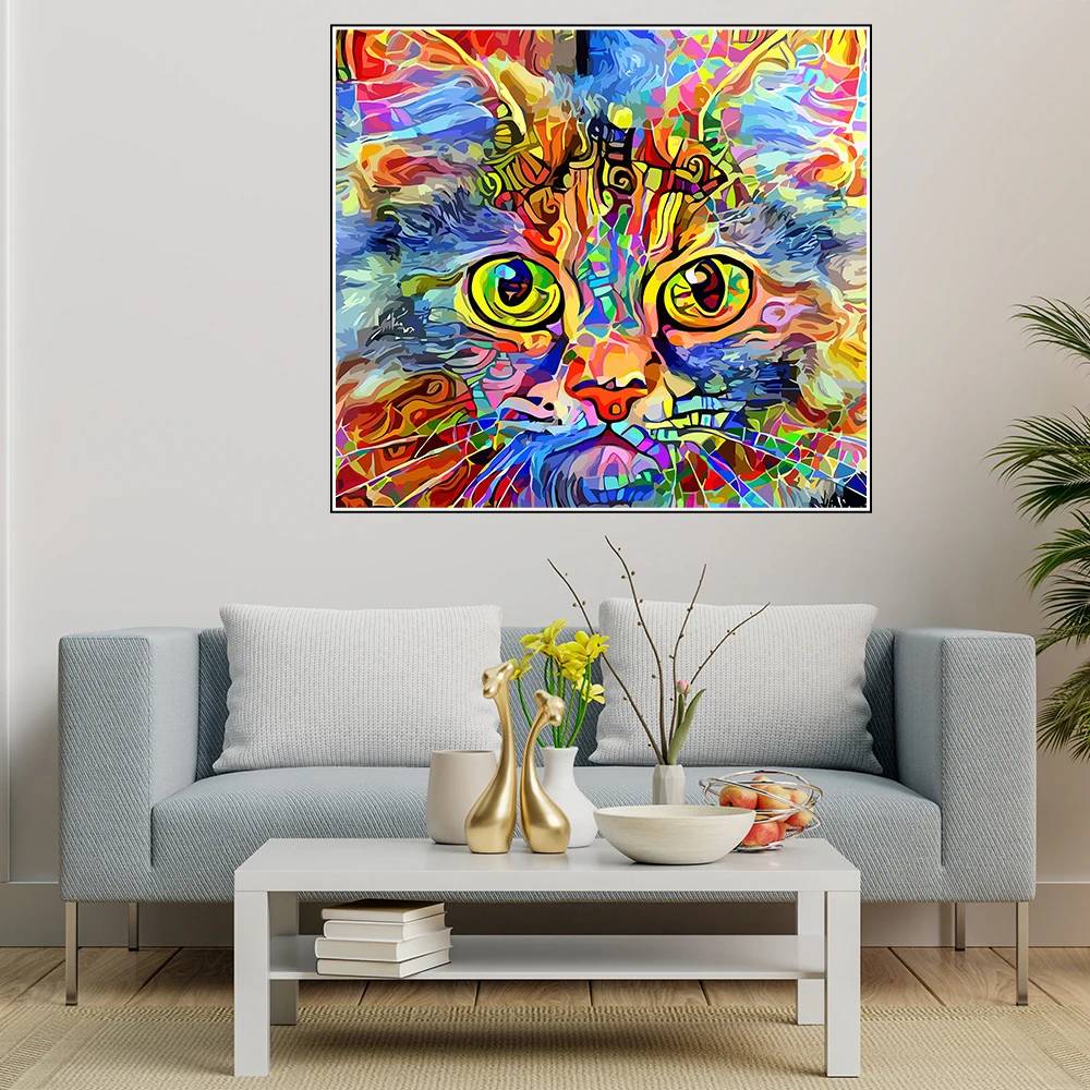Impression Colorful Cat Set Animal Wall Art Posters And Prints Pictures Canvas Painting Decoration Home Decor for Bedroom
Impression Colorful Cat Set Animal Wall Art Posters And Prints Pictures Canvas Painting Decoration Home Decor for Bedroom
