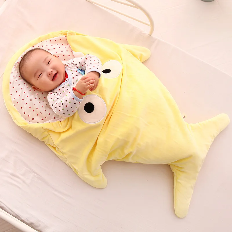 Baby Sleeping Bag Cute Cartoon Shark Babies Sleepsack Soft Thick Anti-kick Blanket Newborn Infant Warm Swaddle Wrap Bedding 0-1T
Baby Sleeping Bag Cute Cartoon Shark Babies Sleepsack Soft Thick Anti-kick Blanket Newborn Infant Warm Swaddle Wrap Bedding 0-1T