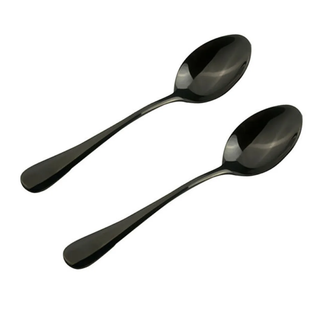 5Pcs Tea Spoo Black Polished Stirring Coffee Spoon Dessert Ice Cream Spoons Stainless Steel Flatware Kitchen Accessories
5Pcs Tea Spoo Black Polished Stirring Coffee Spoon Dessert Ice Cream Spoons Stainless Steel Flatware Kitchen Accessories