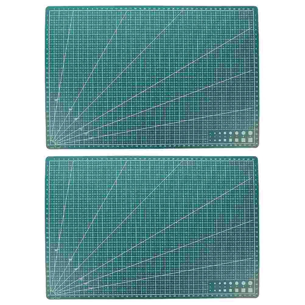 2 Pcs Plastic Cutting Mats Sewing Ruler Quilting Cutting Mat Handcrafts Mat Double-side Cutting Board Engraving Cutting Mats
2 Pcs Plastic Cutting Mats Sewing Ruler Quilting Cutting Mat Handcrafts Mat Double-side Cutting Board Engraving Cutting Mats