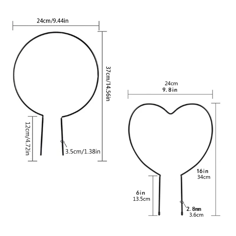 4 Pack 16inch Black Iron Garden Trellis for Climbing Plants Vine Plant Potted
4 Pack 16inch Black Iron Garden Trellis for Climbing Plants Vine Plant Potted